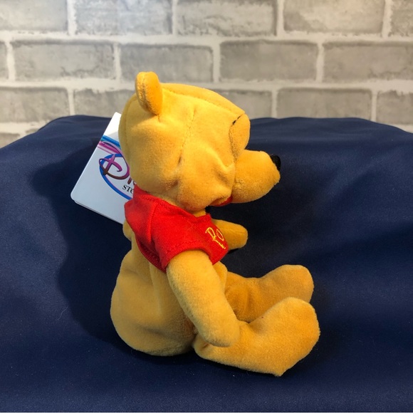 Disney Store Mini Bean Bag Pooh 8" - Picture 2 of 3